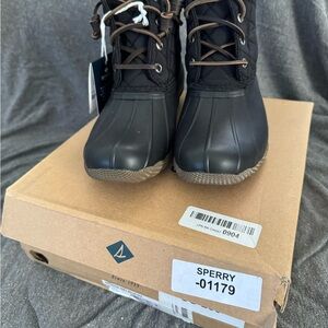 Sperry techwave Black Nylon Boots